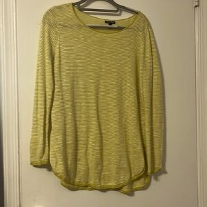 Eileen Fisher striped tunic sweater Large
